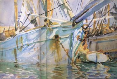 John Singer Sargent In a Levantine Port (mk18)